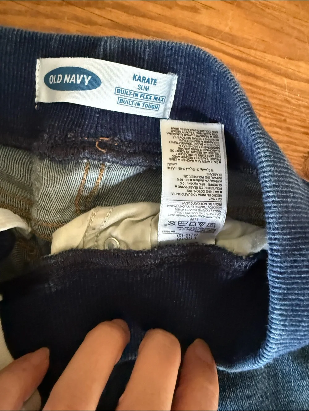Boys drawstring pull-on jeans lot